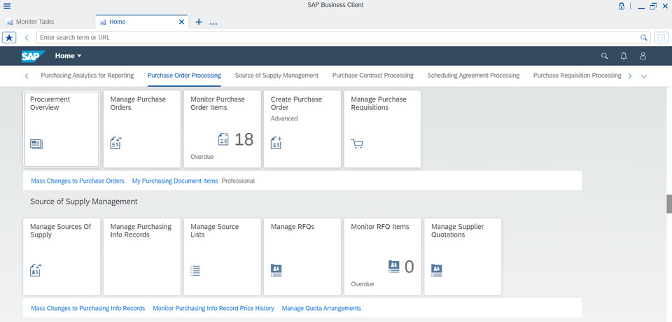 SAP Business Client for Desktop