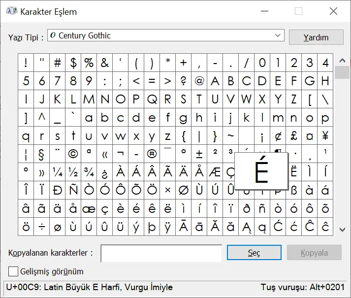 Accents On Keyboard Windows Letter