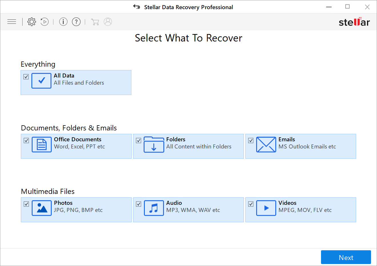 stellar data recovery