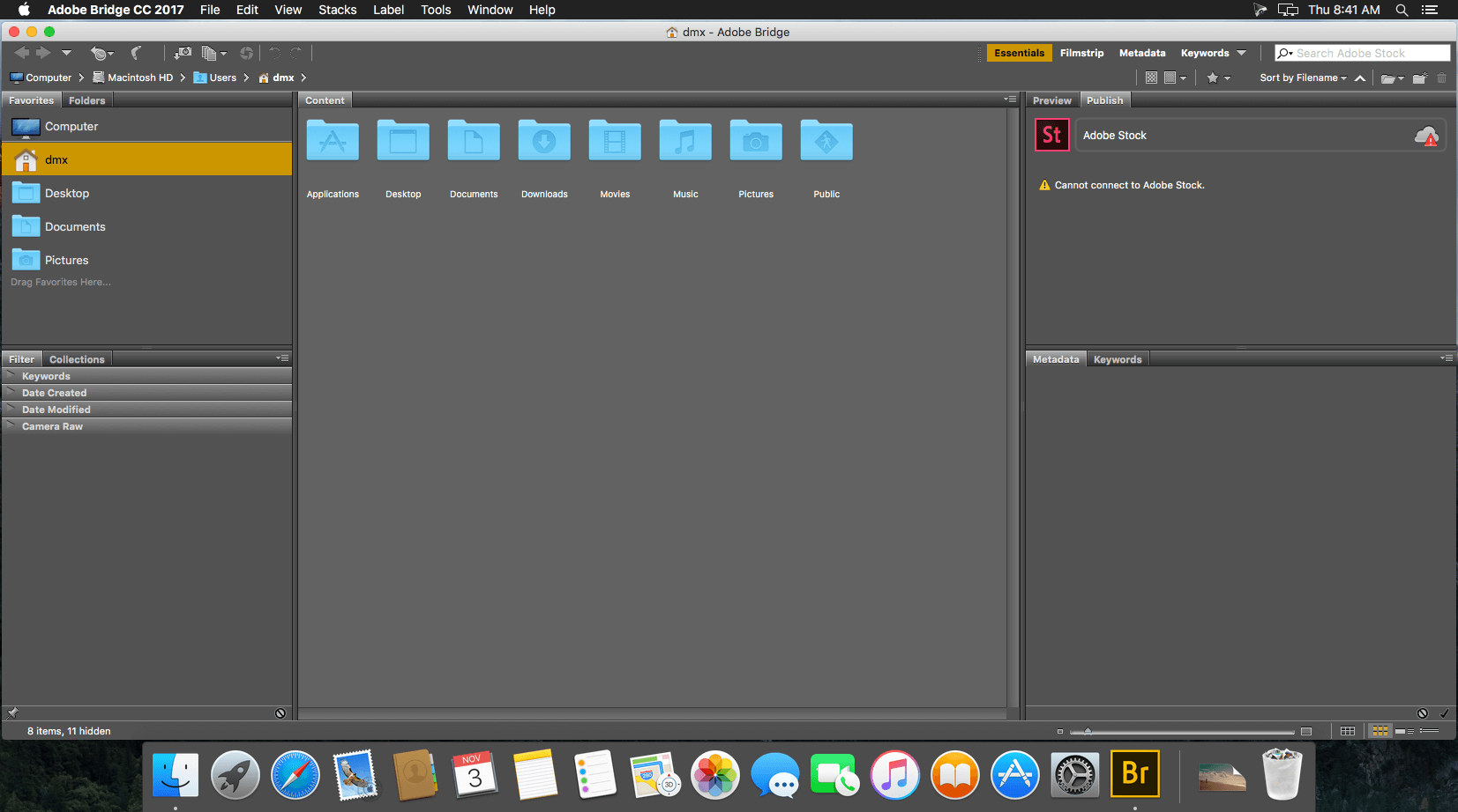 shortcut to adobe bridge photo downloader