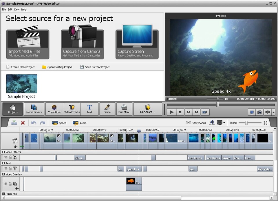 avs video editor effects