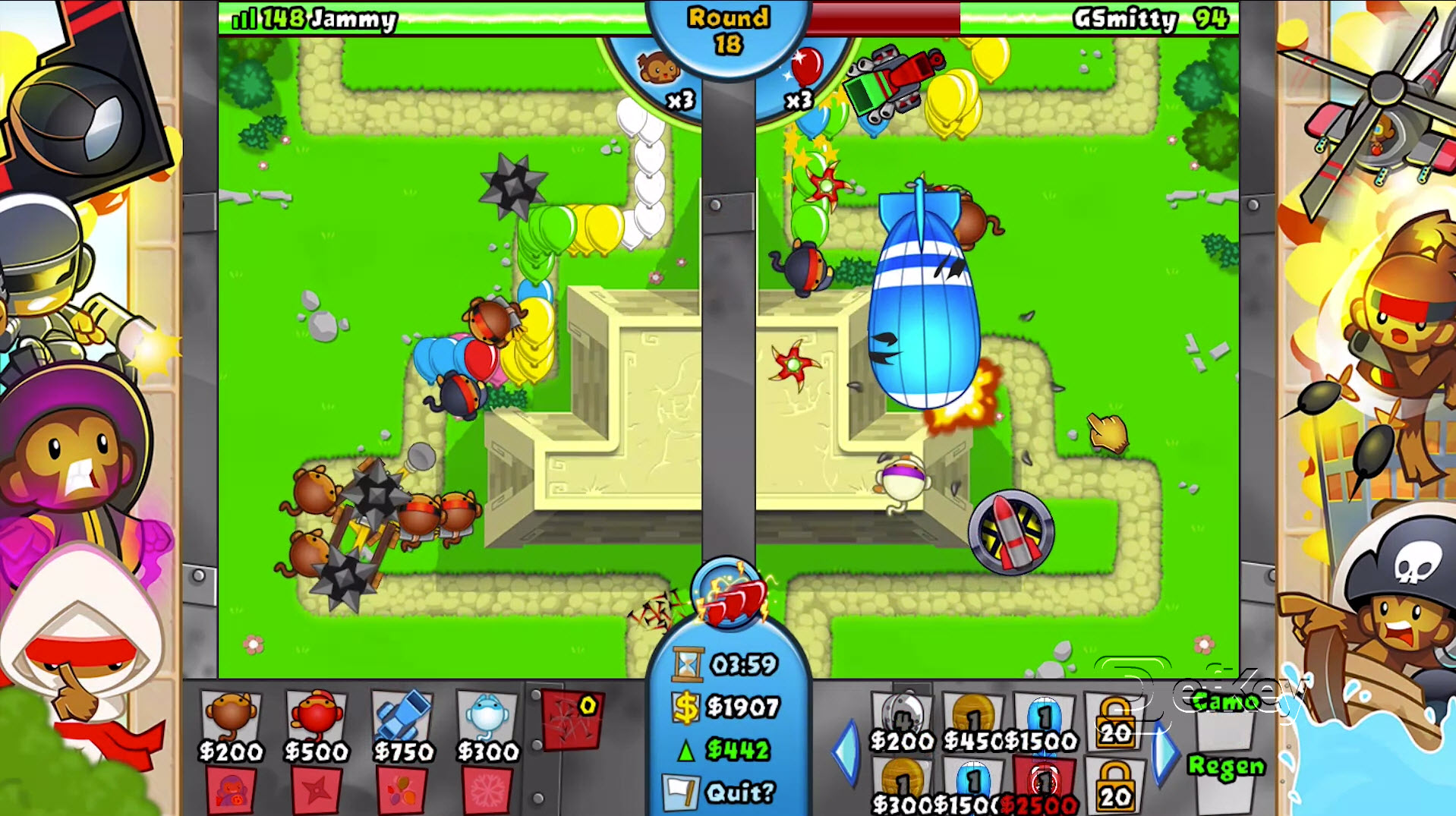 bloons td battles facebook