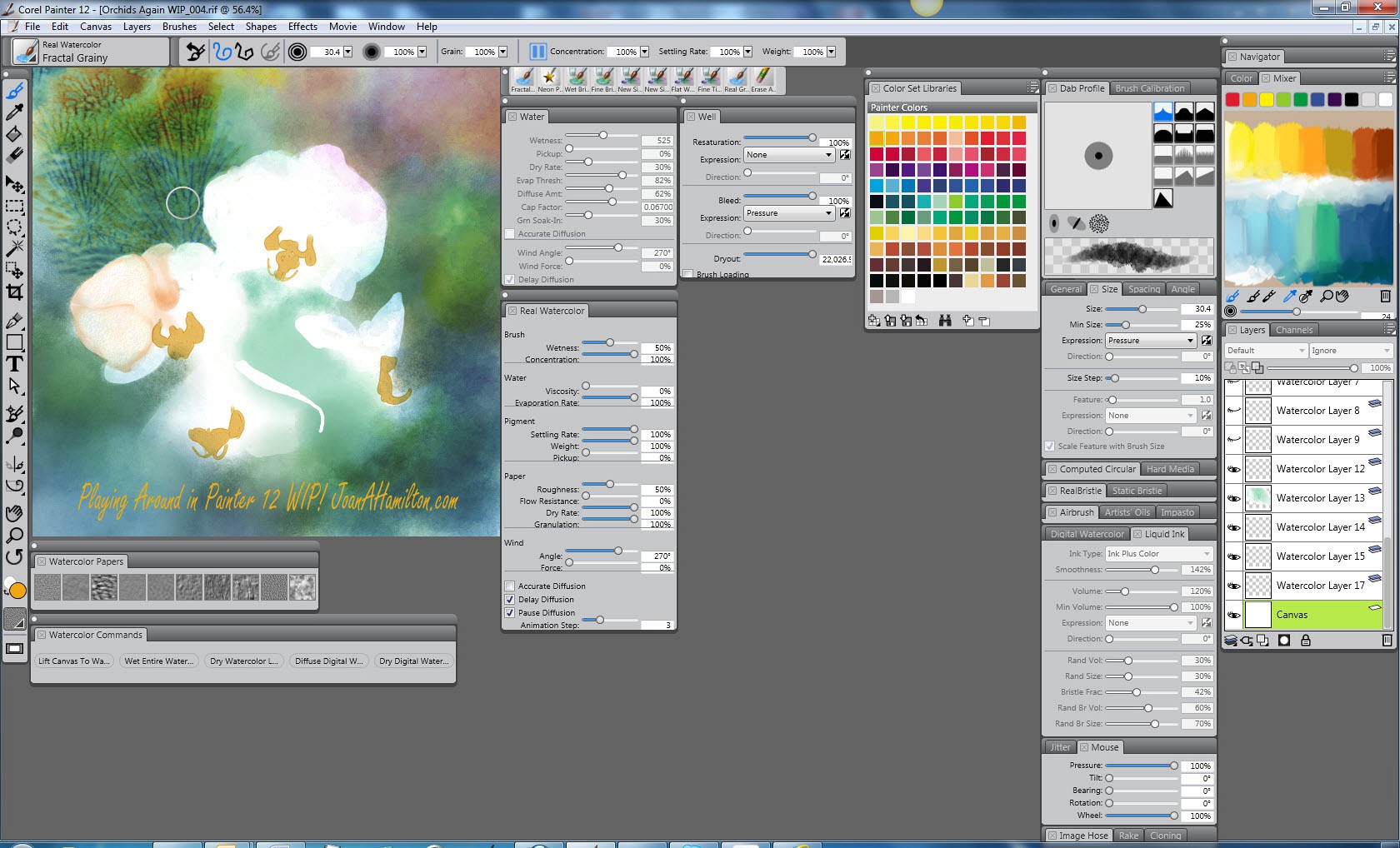 manage layers in corel painter essentials 5
