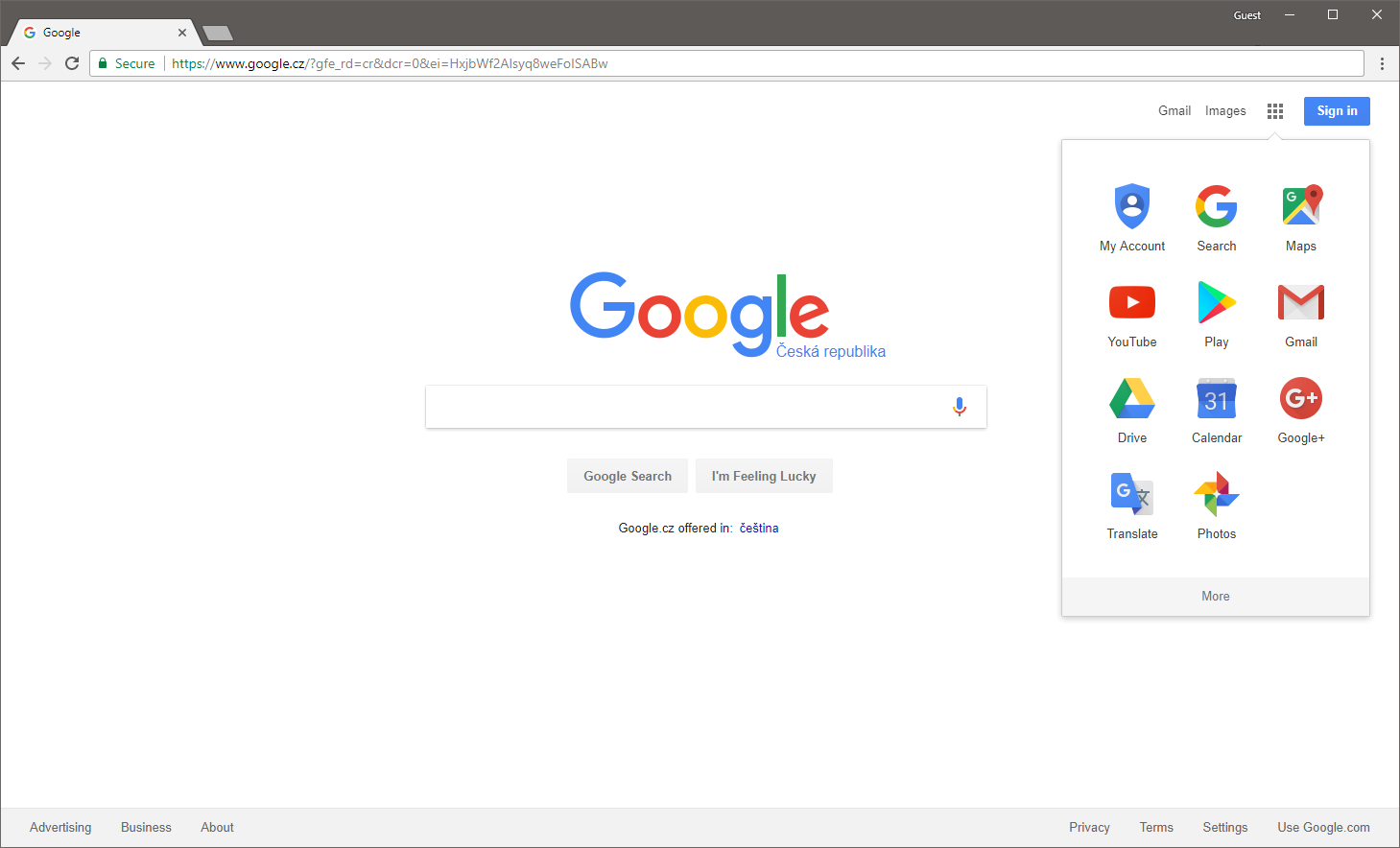 Google Chrome keyboard shortcuts ‒ defkey