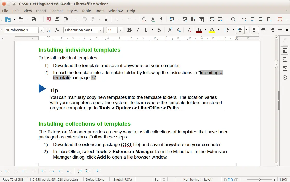 libreoffice writer