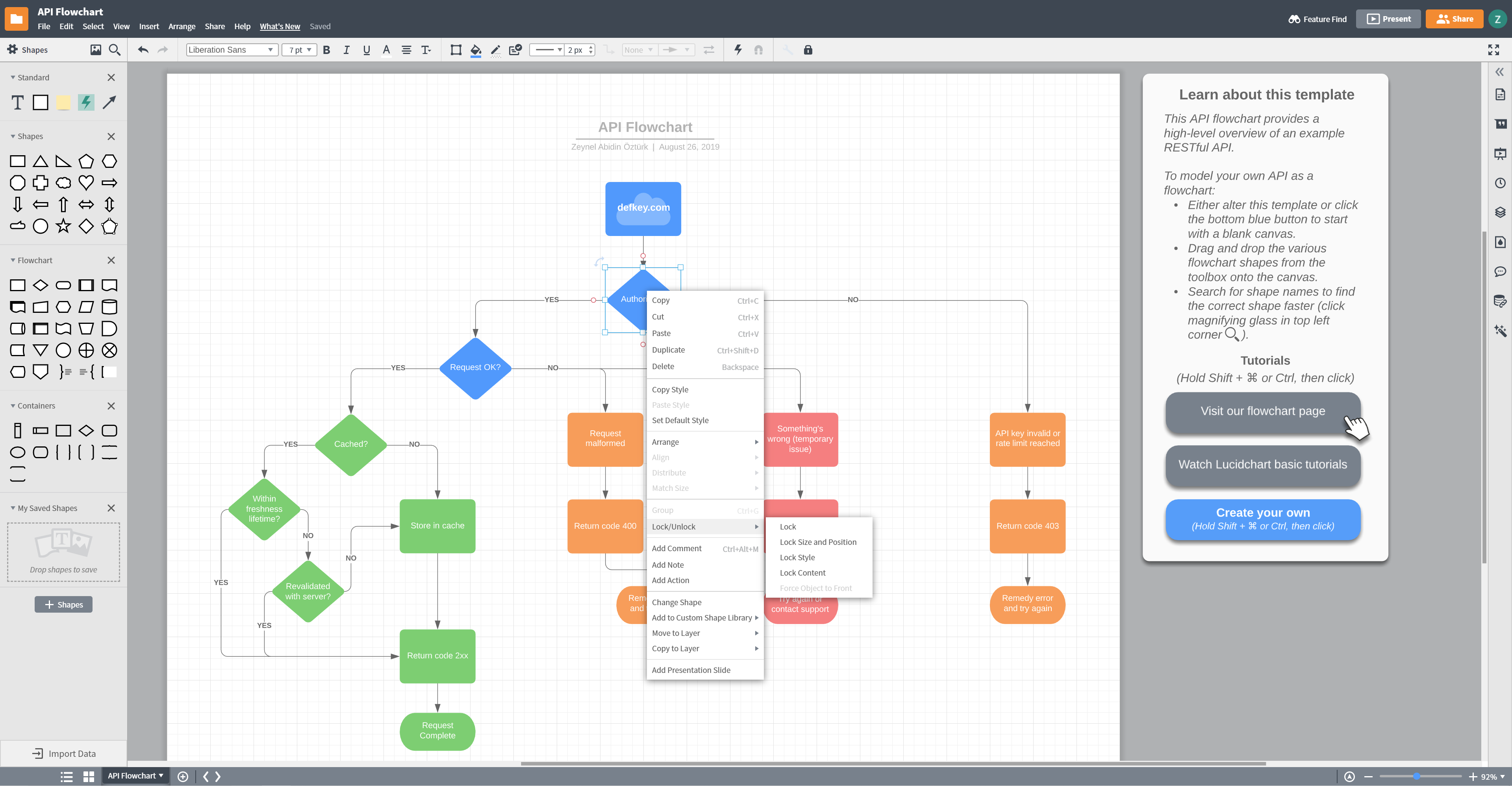 drawing lines on org charts in lucidchart