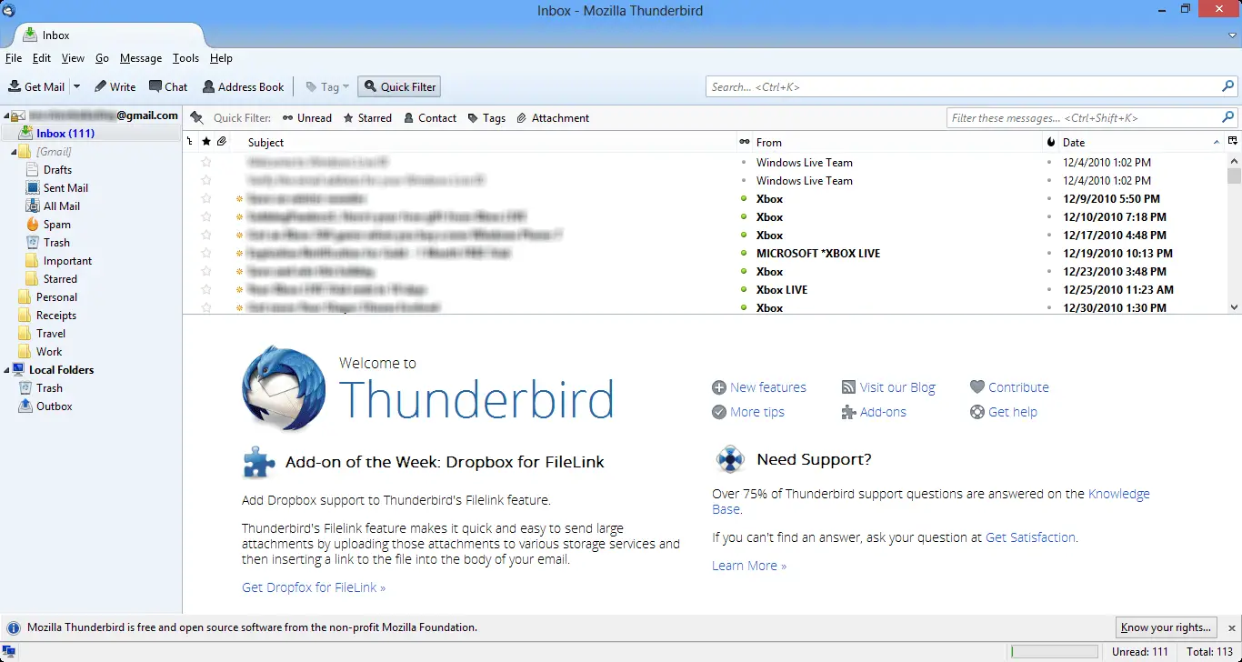 what is mozilla thunderbird