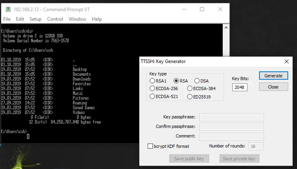 tera term vt commands