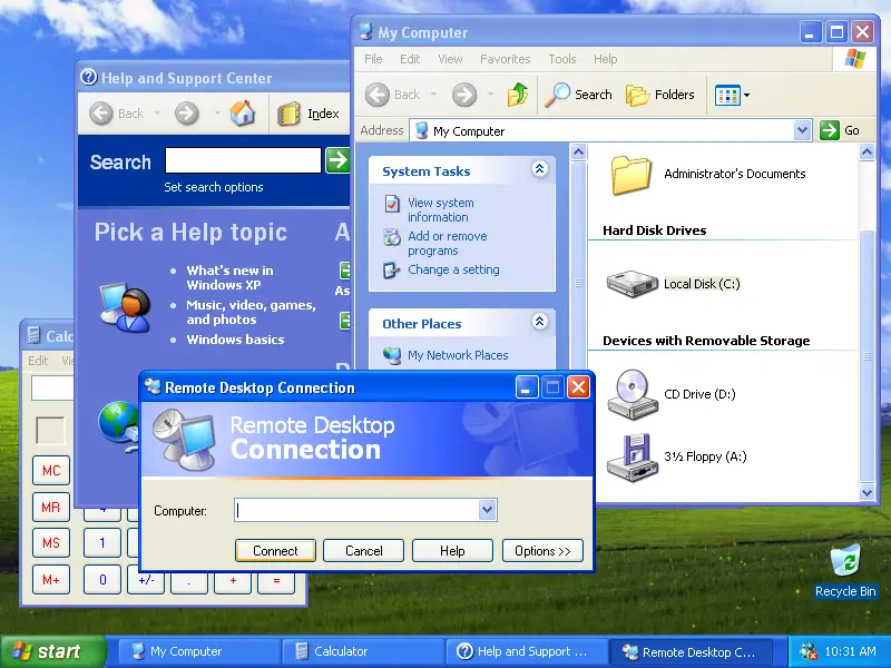 Windows XP keyboard shortcuts ‒