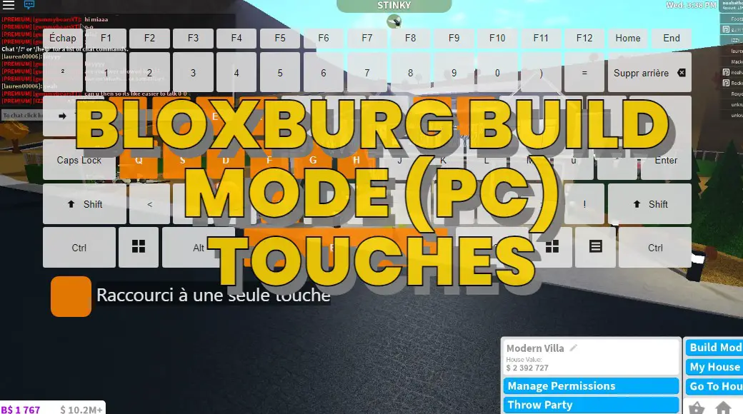 Bloxburg Build Mode (PC) Touches ‒ DefKey