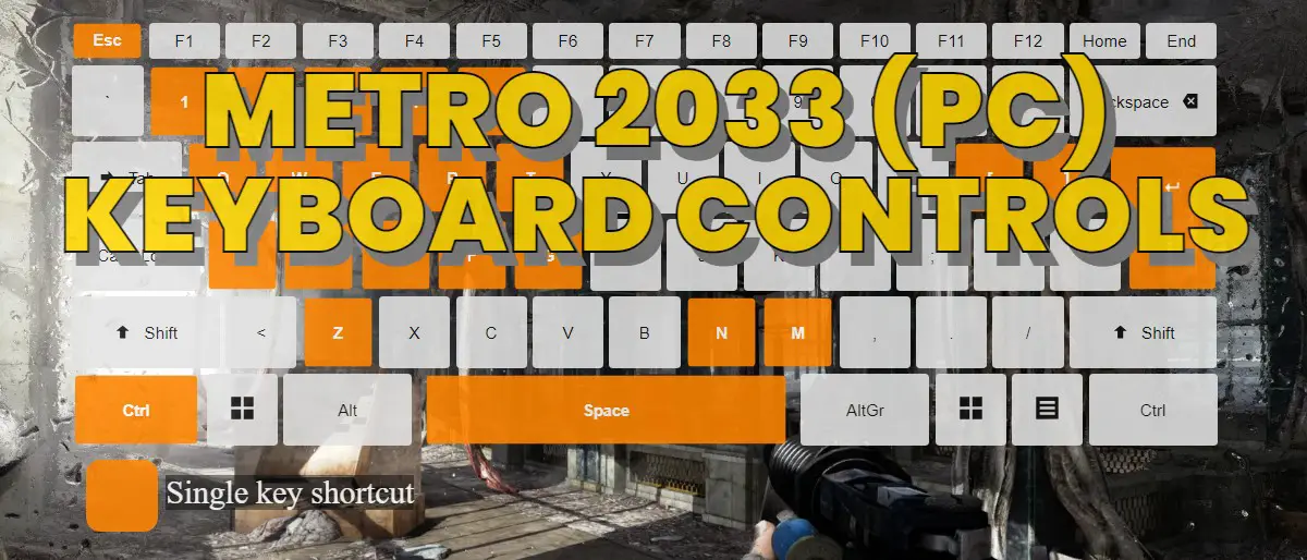 Metro 2033 (PC) keyboard controls ‒ DefKey