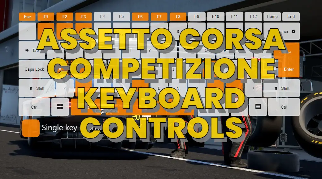 Assetto Corsa Competizione keyboard controls ‒ DefKey