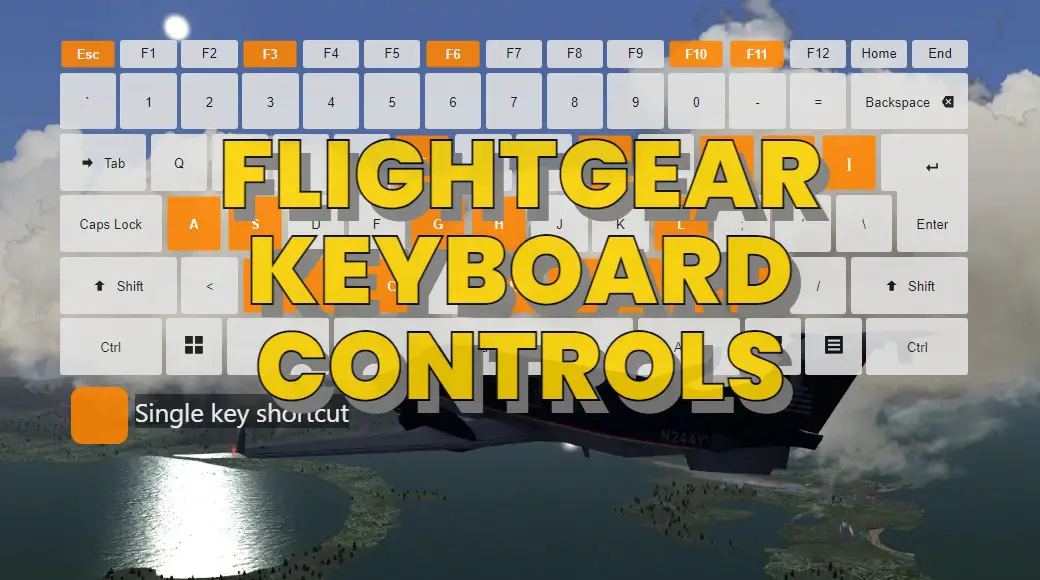 FlightGear keyboard controls ‒ DefKey