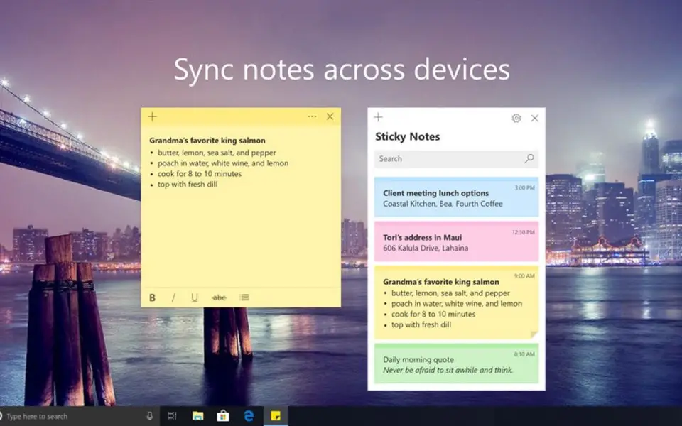 Microsoft Sticky Notes