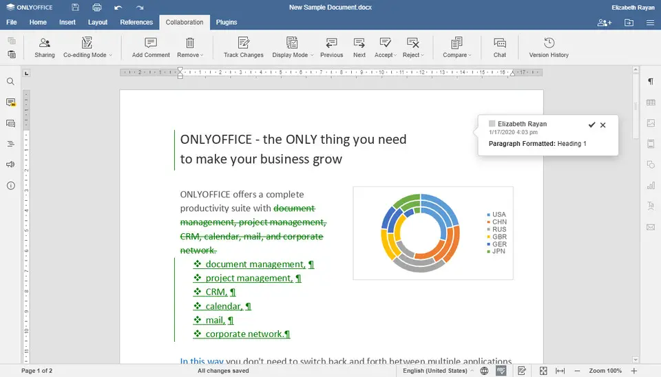 OnlyOffice Document Editor