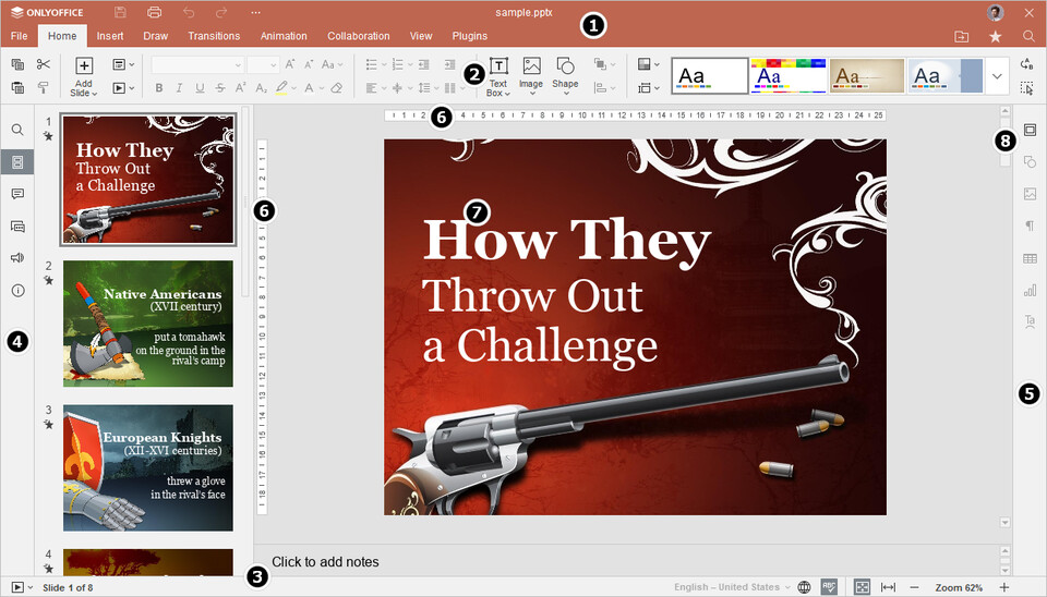 OnlyOffice Presentation Editor