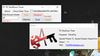 PC Shutdown Timer 1.1