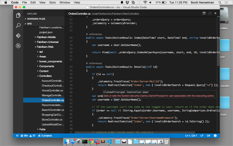 Visual Studio Code (Mac)